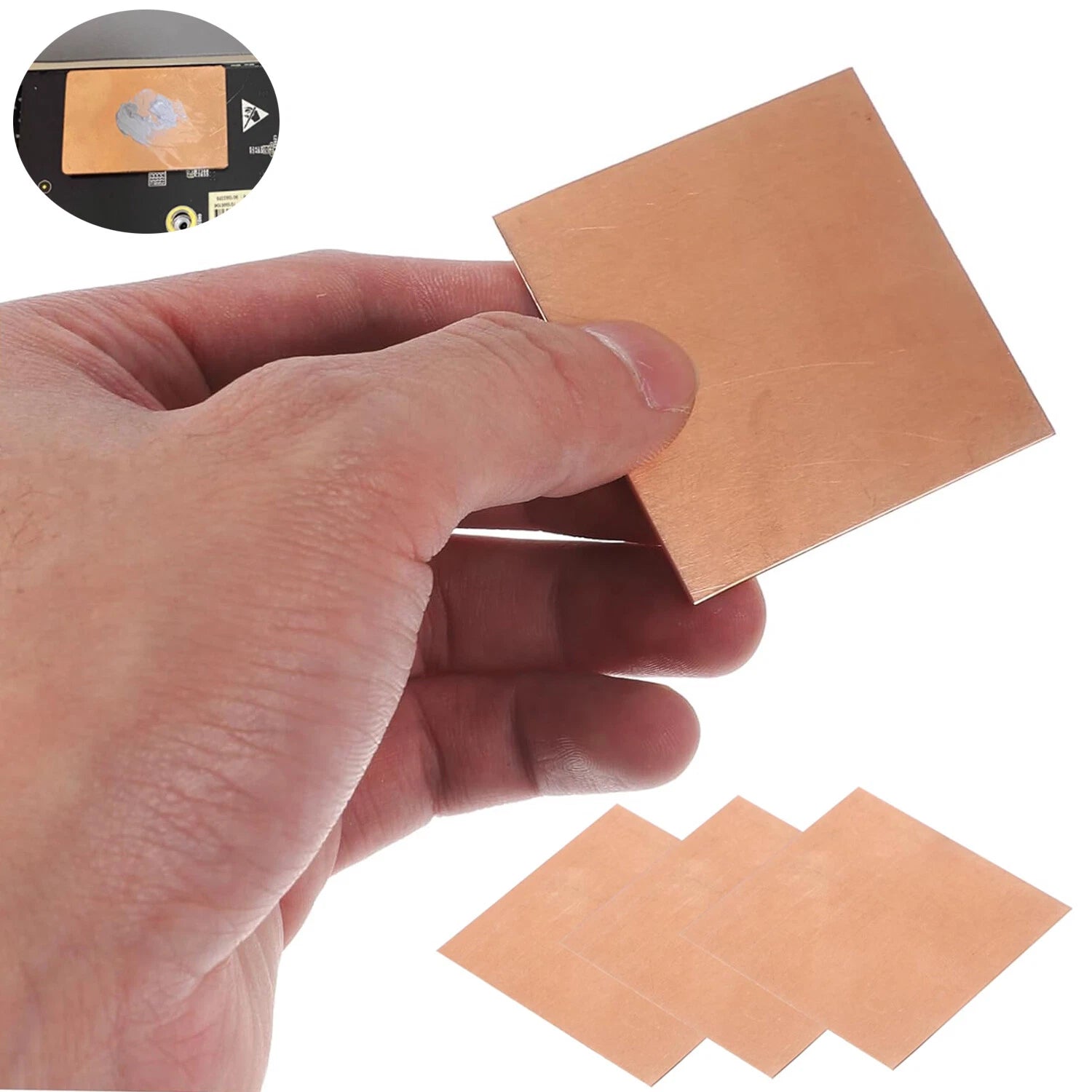 99.9% Solid T2 Copper Metal Plates Sheets Multiple Sizes Laser Customization
