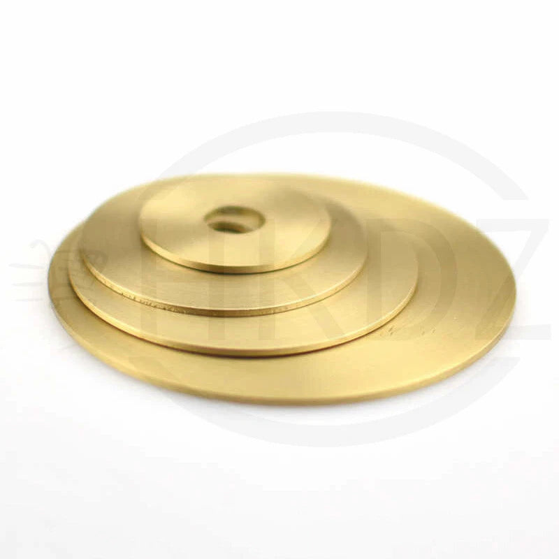Brass Discs Blanks Metal Round Gasket Sheets Diameter 20mm-150mm Thickess 2mm
