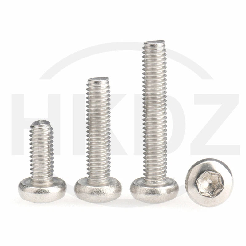M1.6 M2 M3 M4 M5 M6 M8 M10 Torx Pan Head Machine Screws Bolts A2 Stainless Steel