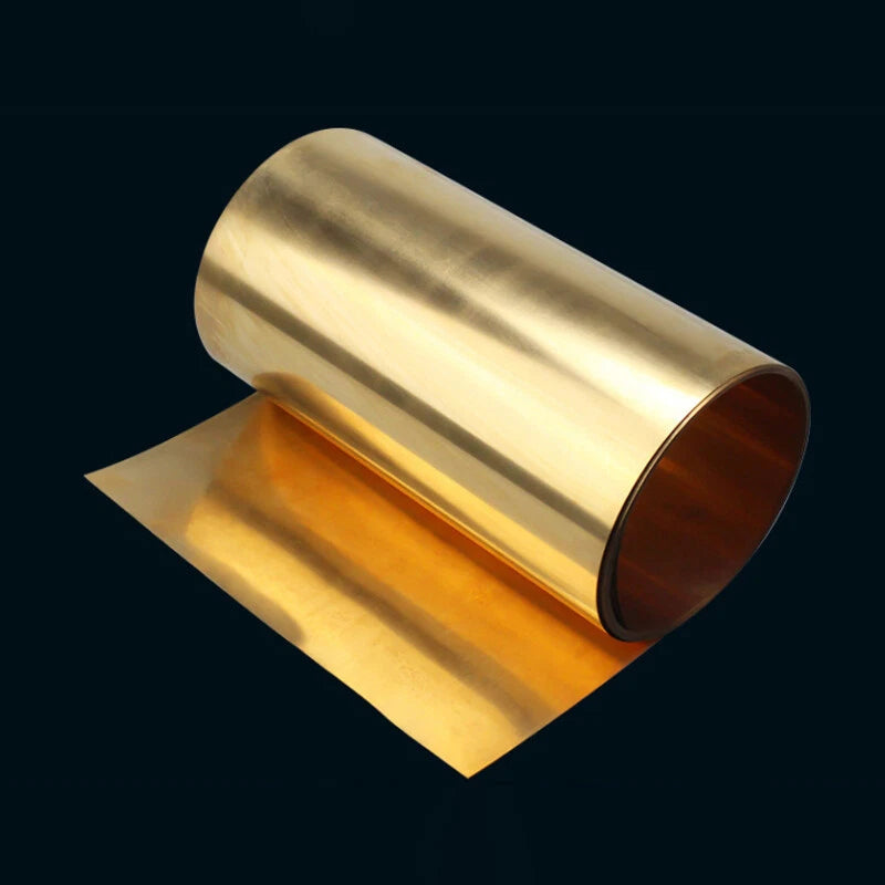 Beryllium Copper Alloy Sheet Plate BeCu Metal Panel 0.2/0.3/0.4/0.5/0.6/0.8/1mm