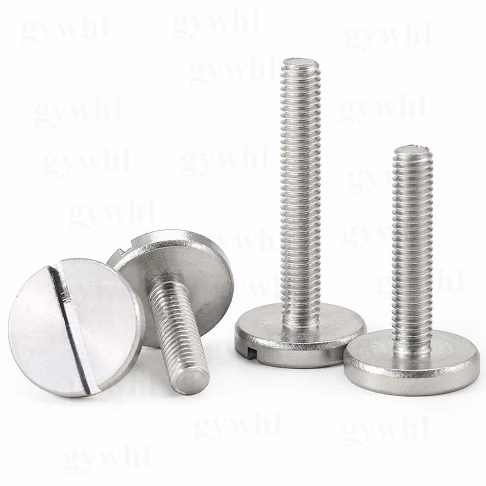 M2–M6 Slotted Round Head Machine Screws | A2 Stainless Steel | DIN 85