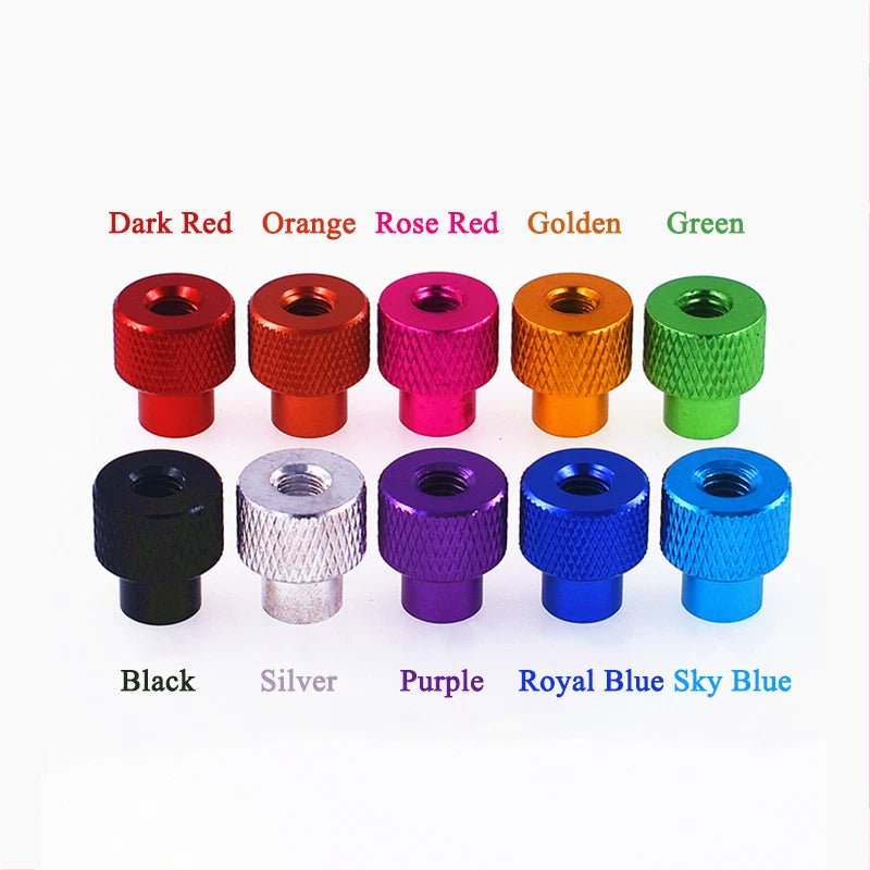UNC Knurled Thumb Screws – Aluminum Alloy Hand Grip Knob Bolts with Through Hole - HomeDIYer