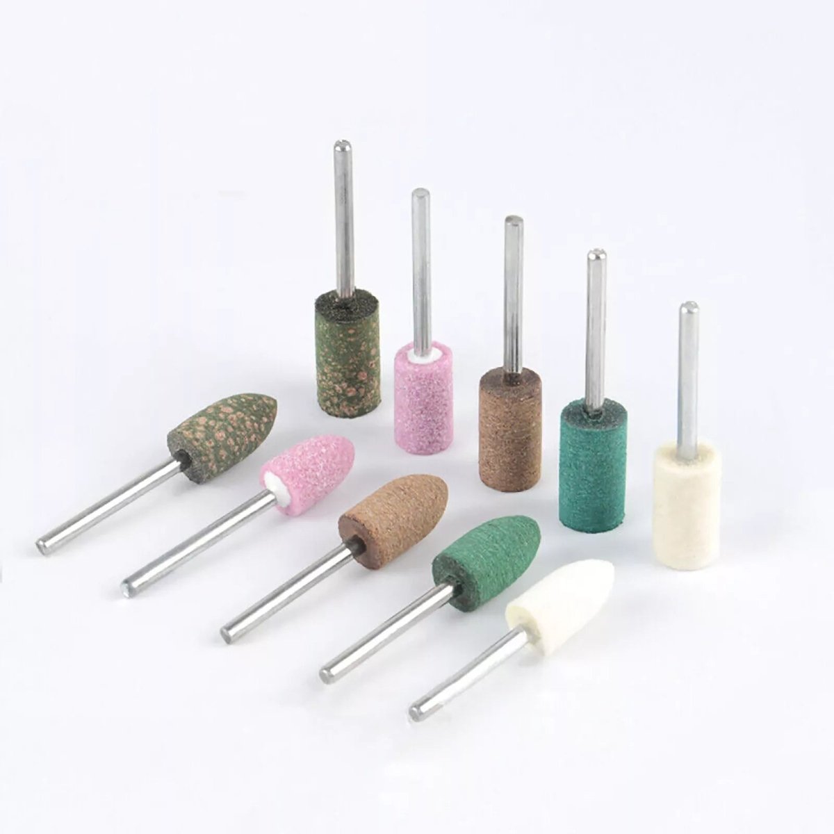 Diamond Buffing Polishing Grinding Bit Set 100 Pcs Accessory Dremel Rotary Tool - HomeDIYer