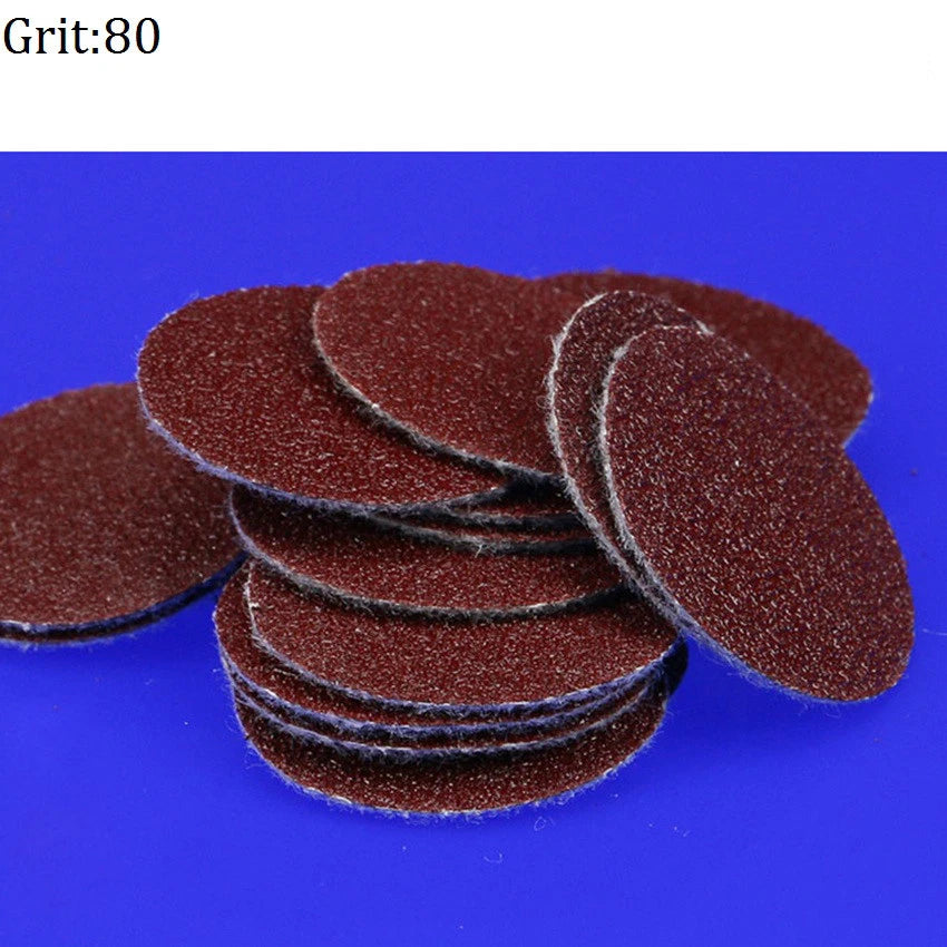 1'' 25mm Hook And Loop Sandpaper Disc Abrasive Sanding Paper Pad 80-10000 Grit