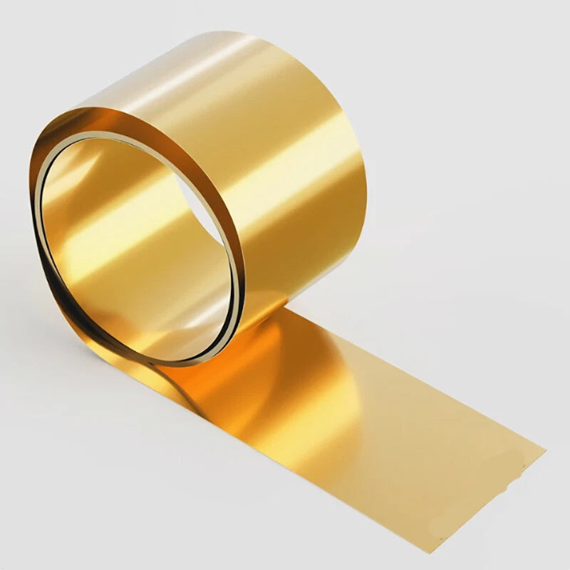 Brass Sheet Roll Metal Foil Plate Strip Craft Model DIY Thick 0.01/0.02/0.03-1mm