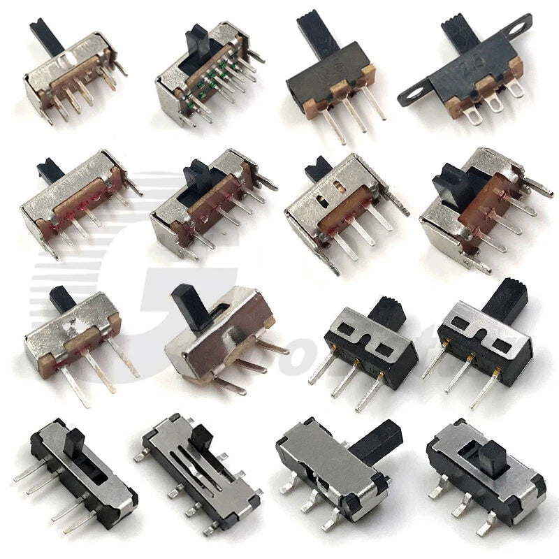 Miniature Slide Switch SPDT 2-Position On-Off Micro Toggle for Model Railway