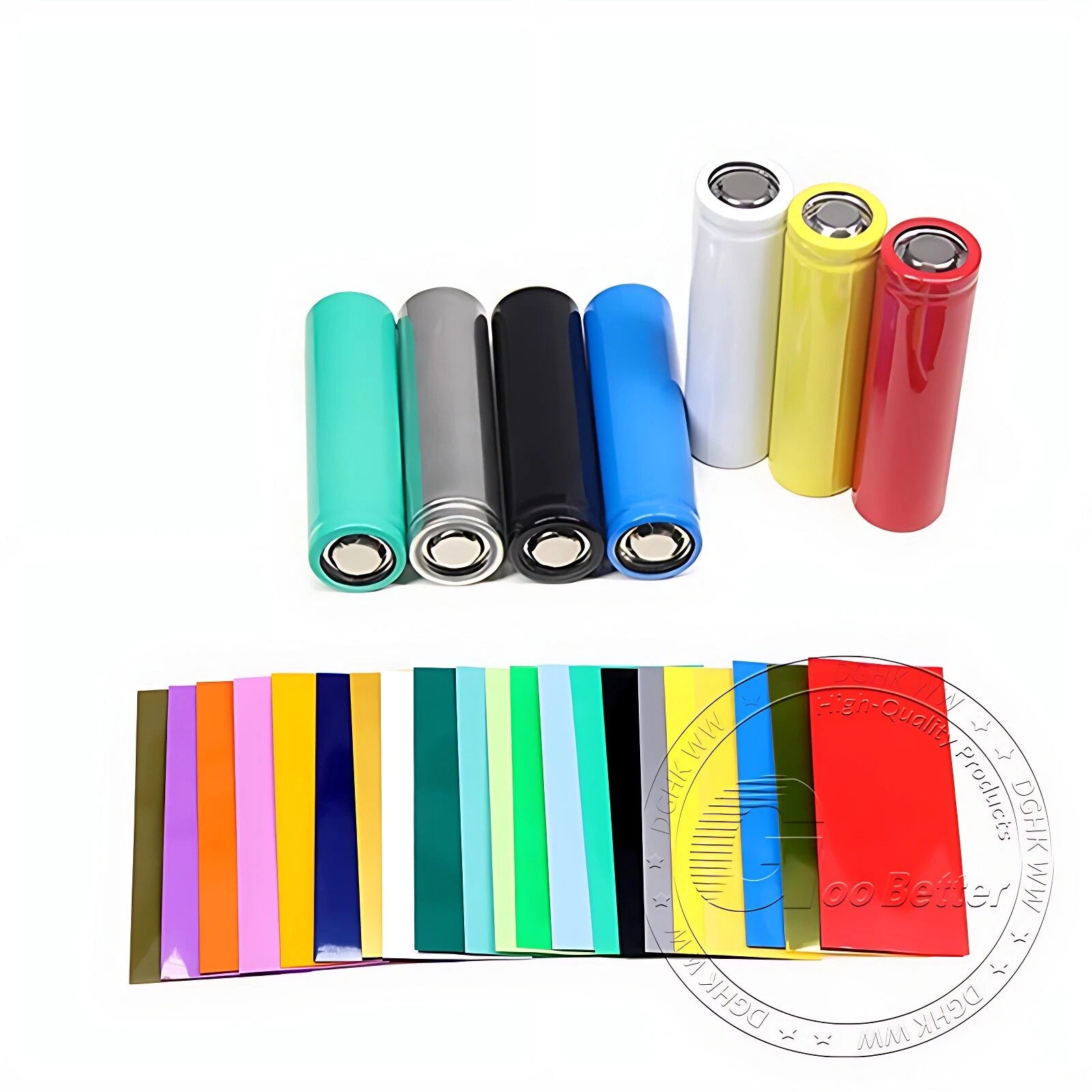 PVC Heat Shrink Tubing for Battery Packs — 7mm to 242mm, 10 Colors