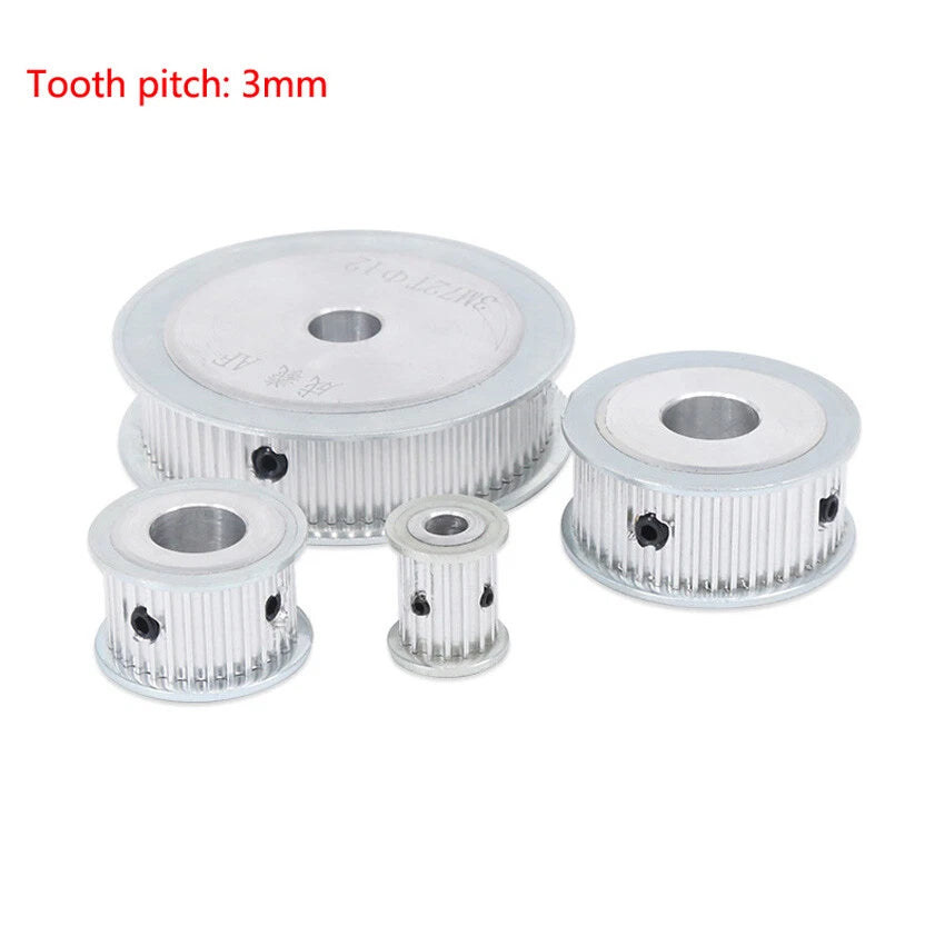 HTD-3M 14-72T Timing Belt Pulley Pitch 3mm AF-type Drive Pulley Teeth Width 16mm