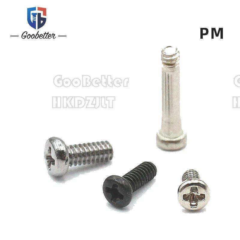 M2 Phillips Pan Head Machine Screws — 3 to 5.5mm, Carbon Steel & Stainless, 11 Finishes - HomeDIYer