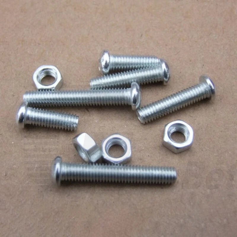 M6 Phillips Pan Round Head Machine Screws – DIN 7985, 12/20/40mm Lengths (Nuts & Washers Sold Separately) - HomeDIYer