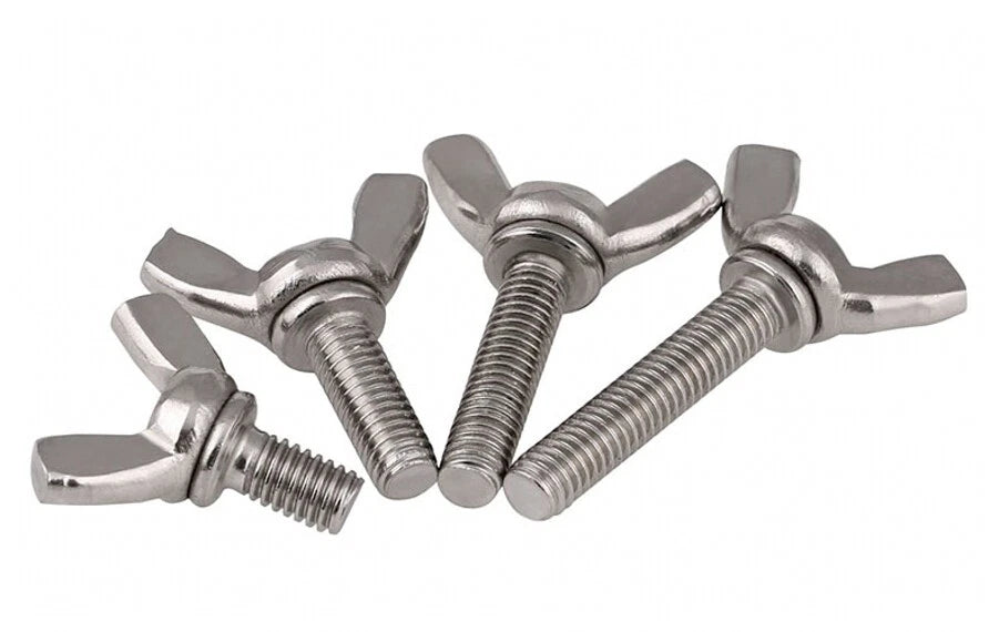 A4 316 Stainless Steel Wing Bolts & Thumb Screws M4 M5 M6 M8 – Marine Grade