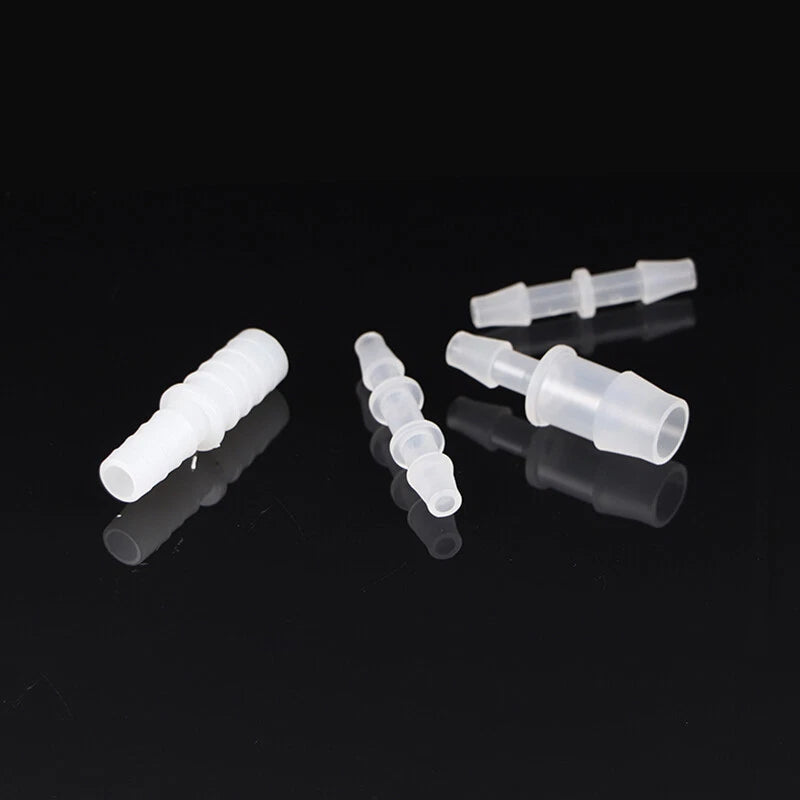 Straight Reducing Hose Connector — Plastic Push-Fit Water Pipe Adaptor, Multiple Sizes
