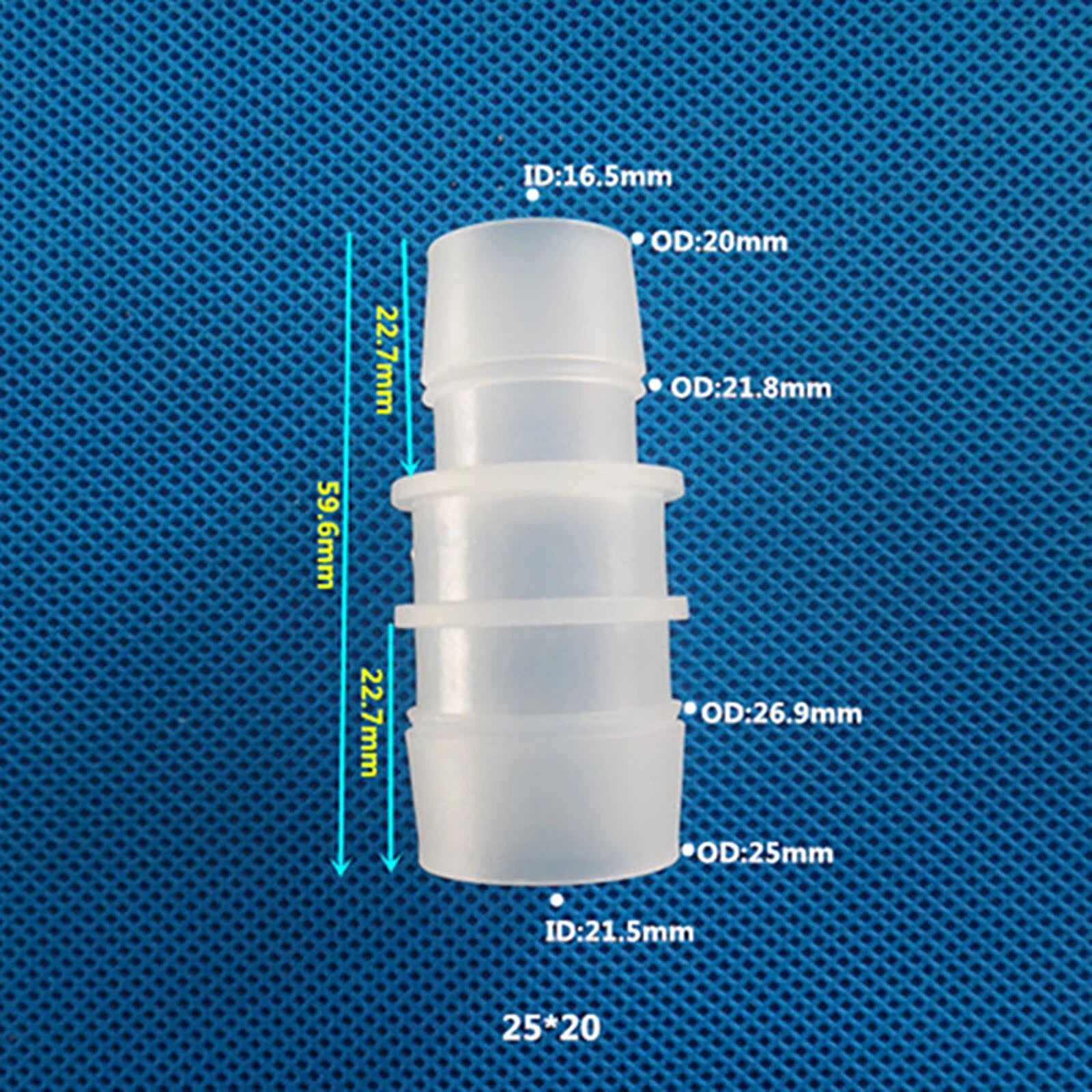 Reducing Coupling Straight Hose Pipe Plastic Adapter Fittings Connector Joint
