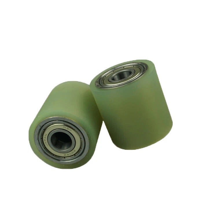 Ø10mm Polyurethane Ball Bearing Rubber Coated Bearings Pulley Guide Wheel Molded