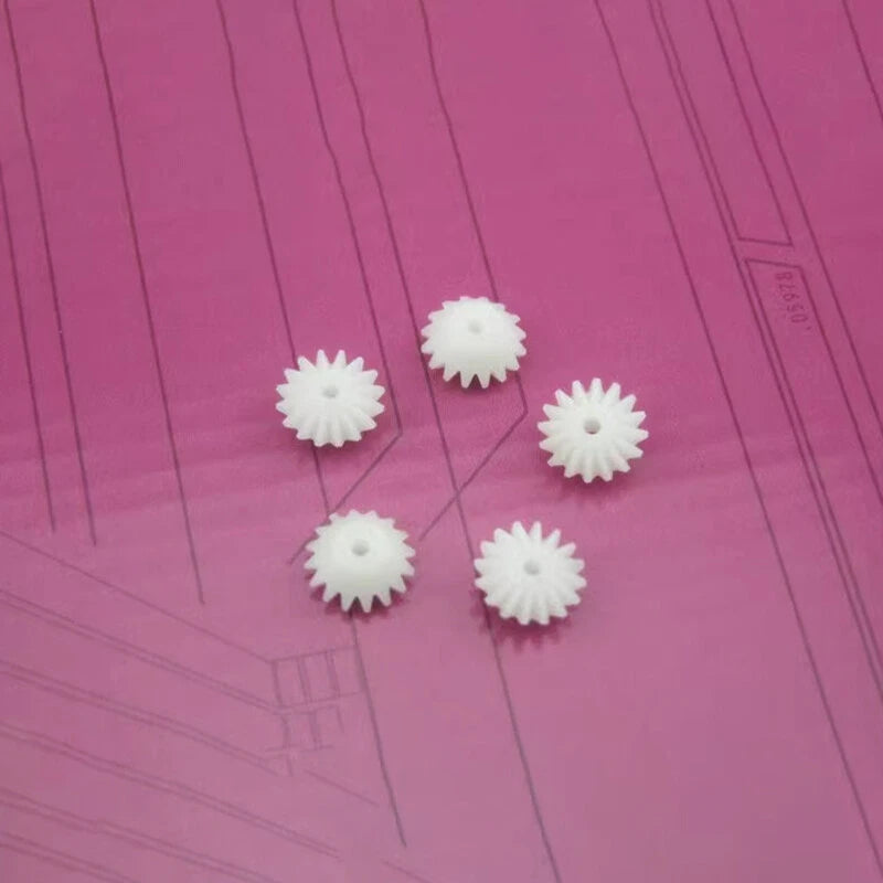 0.5 Module Plastic Bevel Gear Helical Gear Right Angle S162A 16T Tooth Model DIY