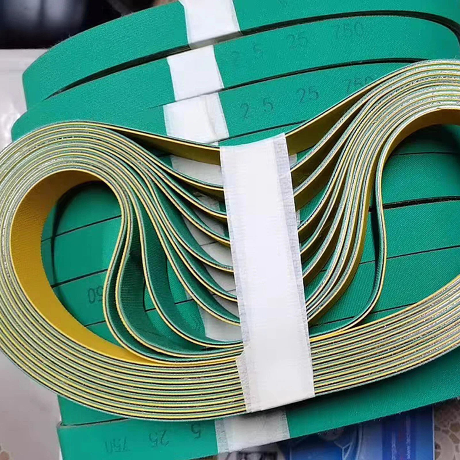 Rubber Drive Flat Belts for Mask Machine & Motor Conveyor — Customized Size