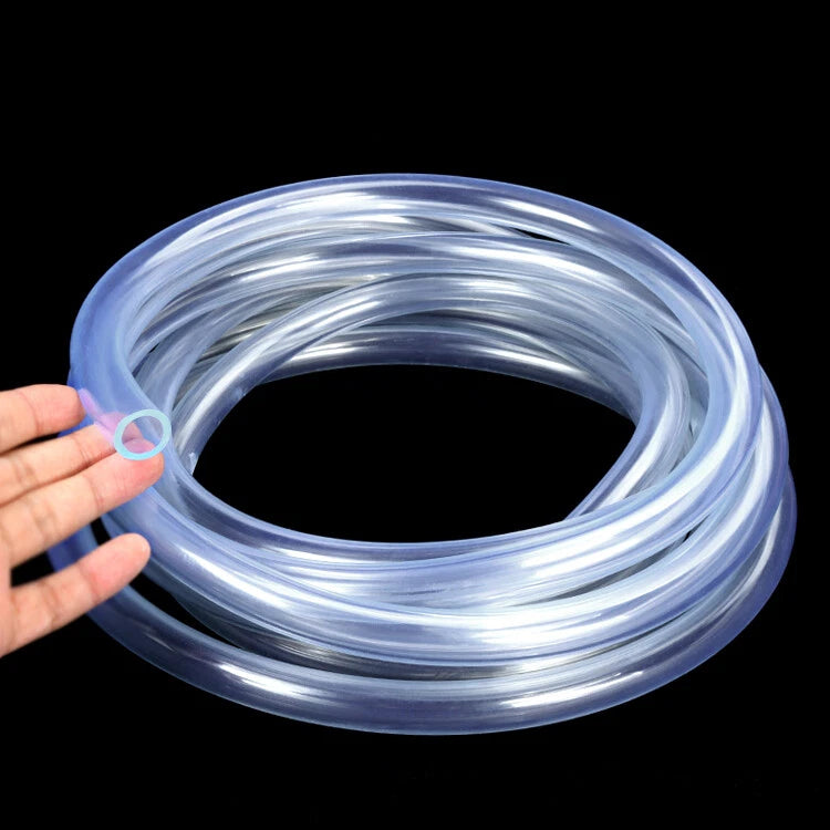 Clear PVC Hose Tube — Food Grade Flexible Plastic Pipe for Aquarium, Water & Air Lines (ID 2–13mm)
