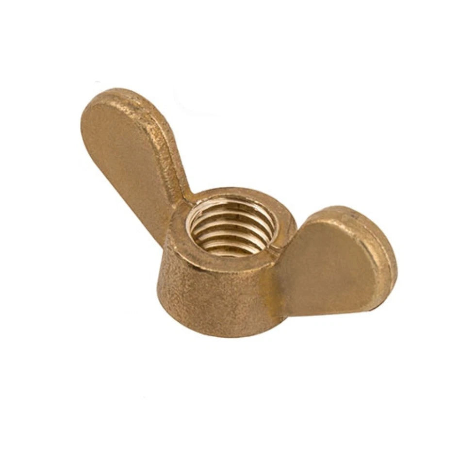 M6 / 6mm Wing Nuts Butterfly Nuts for Bolts & Screws Solid Brass