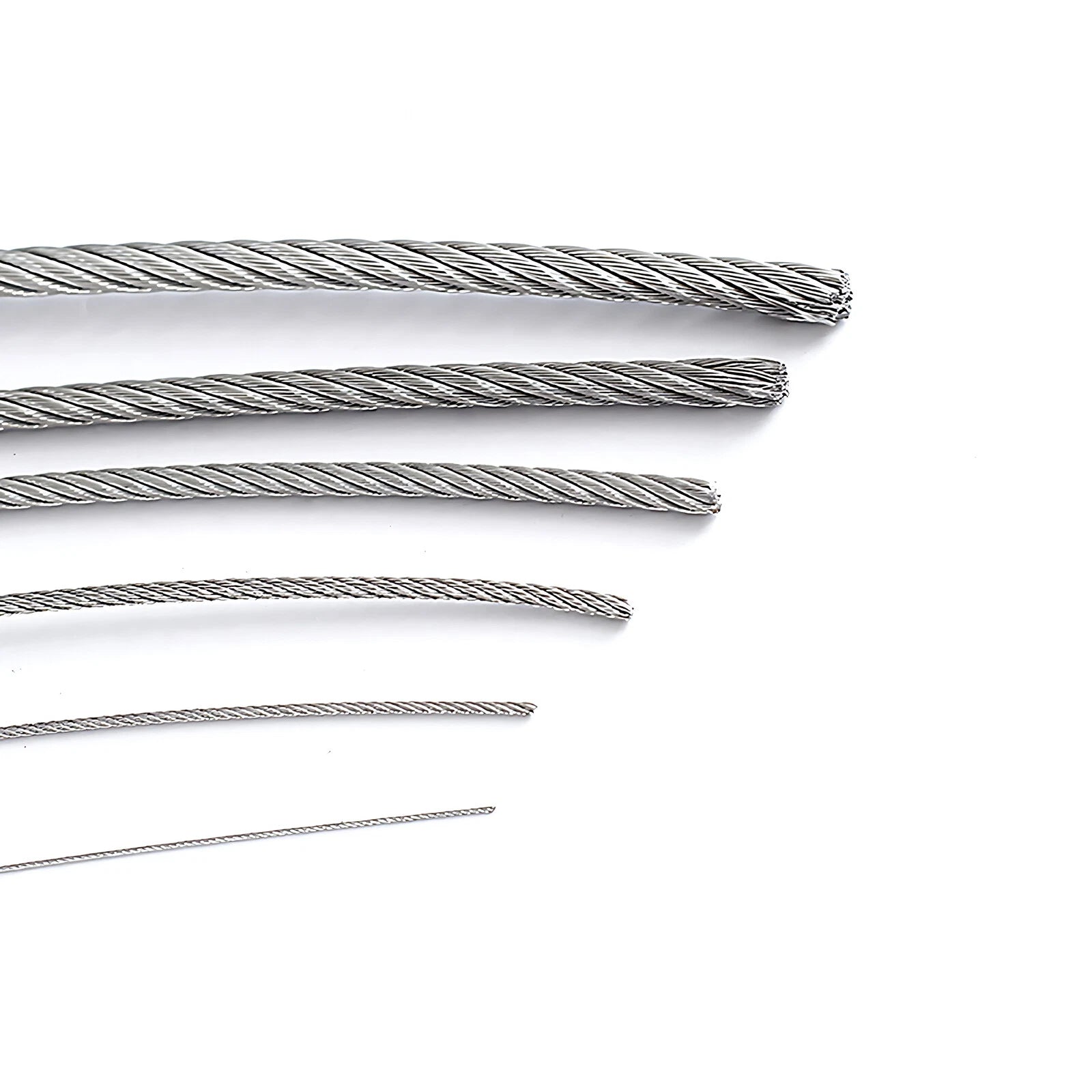 Galvanised Steel Wire Rope Metal Cable Rigging 7 x 7 1mm 2mm 3mm 4mm 5mm 6mm 8mm