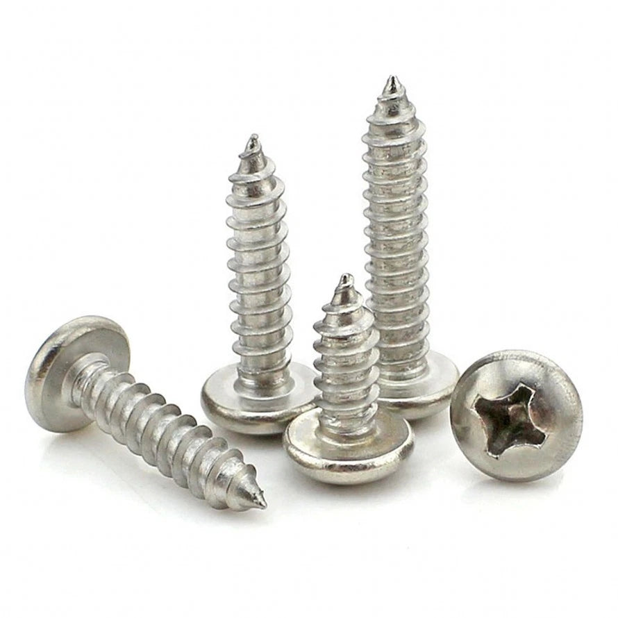 M4 Pan Head Phillips Self Tapping Screws – 304 A2-70 Stainless Steel