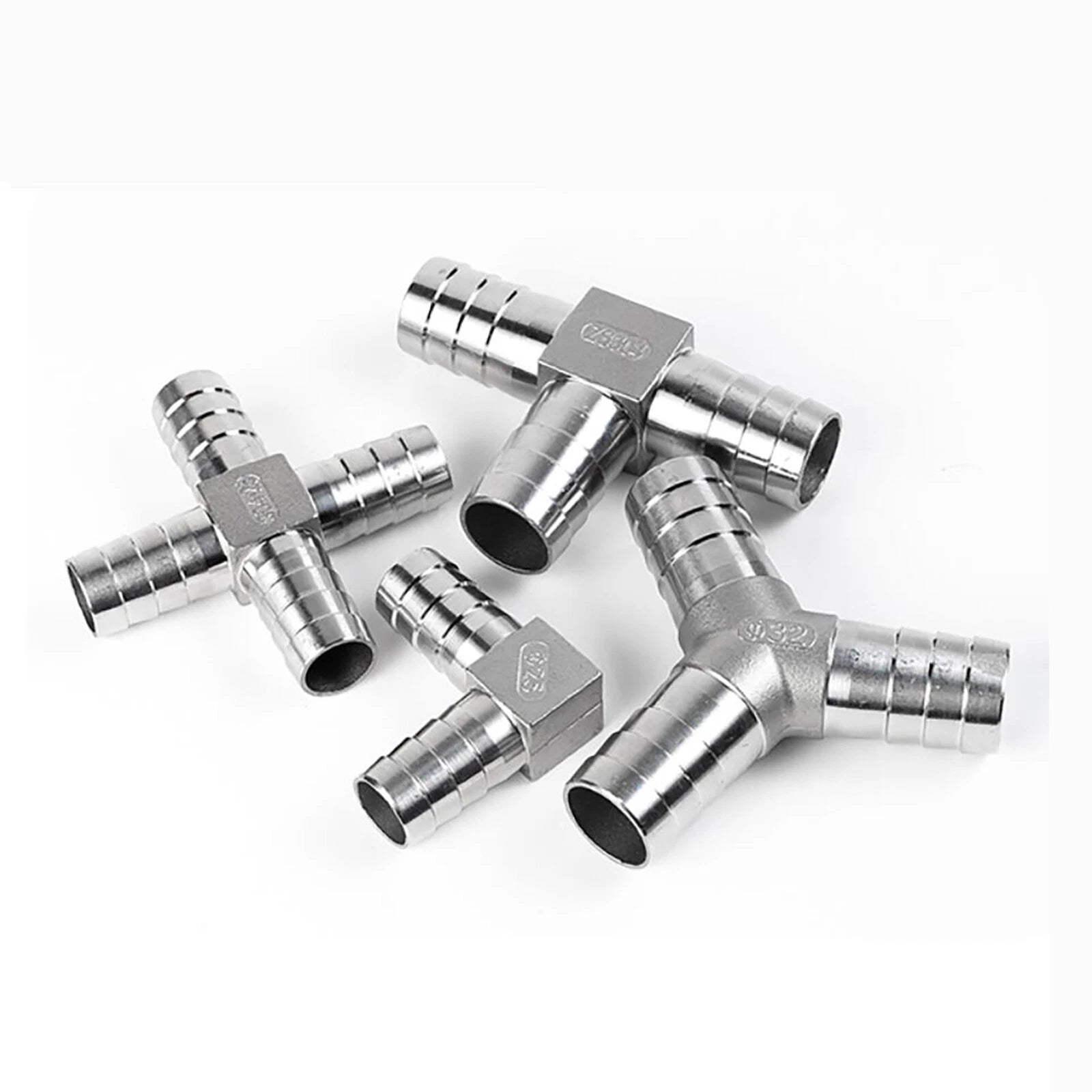 Stainless Steel T Joiner Various Piece Fuel Hose Gas Joiner Tee Connector 6-41mm