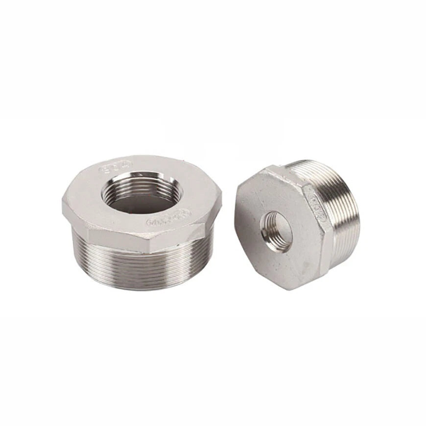 BSP Male to Female Reducing Bush Stainless Steel Pipe Fitting Adapter
