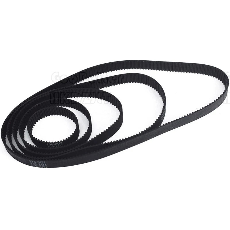 GT2 Timing Belt 10mm Width — 2GT Closed Loop Rubber Drive Belt 300mm–600mm