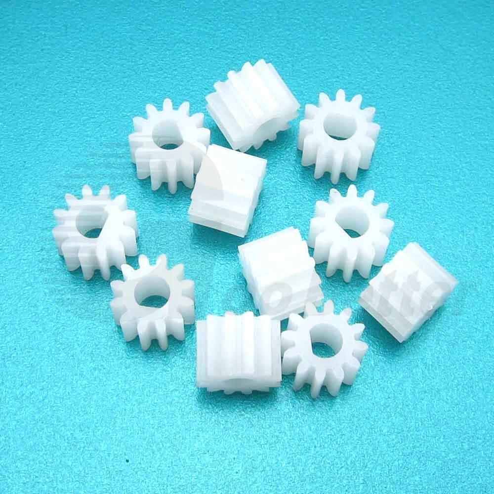 1012DF Mod 0.5 Plastic Spur Gear 12T for 3mm D-Shaft Motor RC Model Transmission