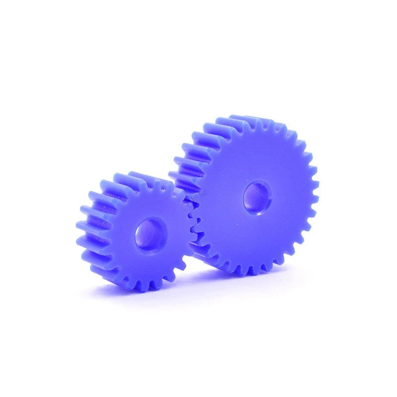 Blue Nylon Gear 1 Module 12 Teeth - 160 Teeth Plastic Cylindrical Spur Gear