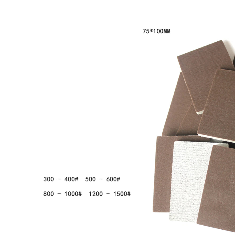 75x100mm Wet Dry Red Spong Sanding 300 - 3000 Grit Hook & Loop Red Sandpaper