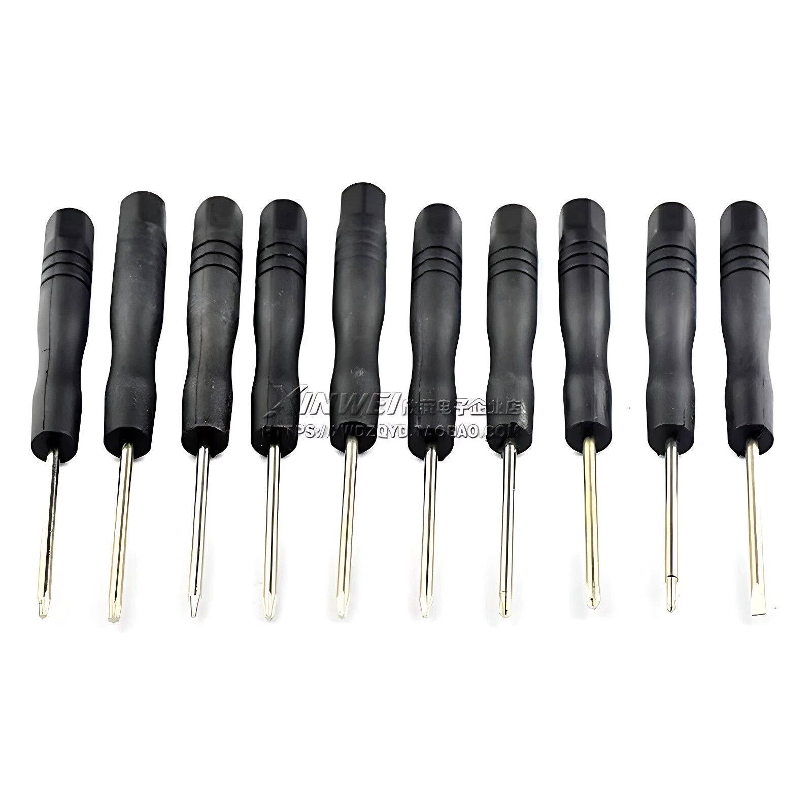Mini Precision Screwdriver Set – Phillips, Slotted, Pentalobe & Hex, Non-Slip Handle