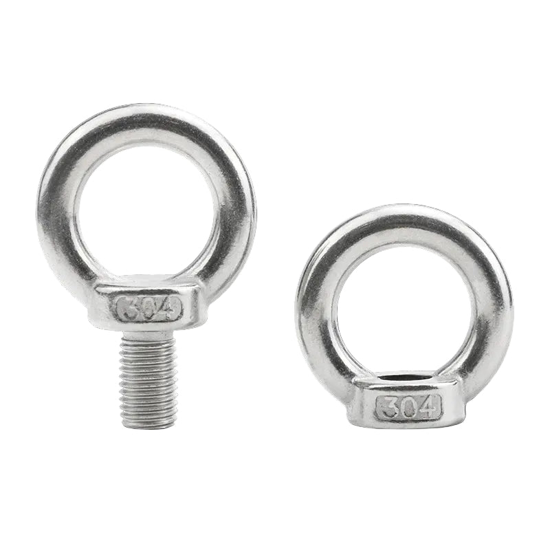 304 Stainless Steel Ring Eye Bolt & Eye Nut — M3 to M36, Screws & Nuts - HomeDIYer