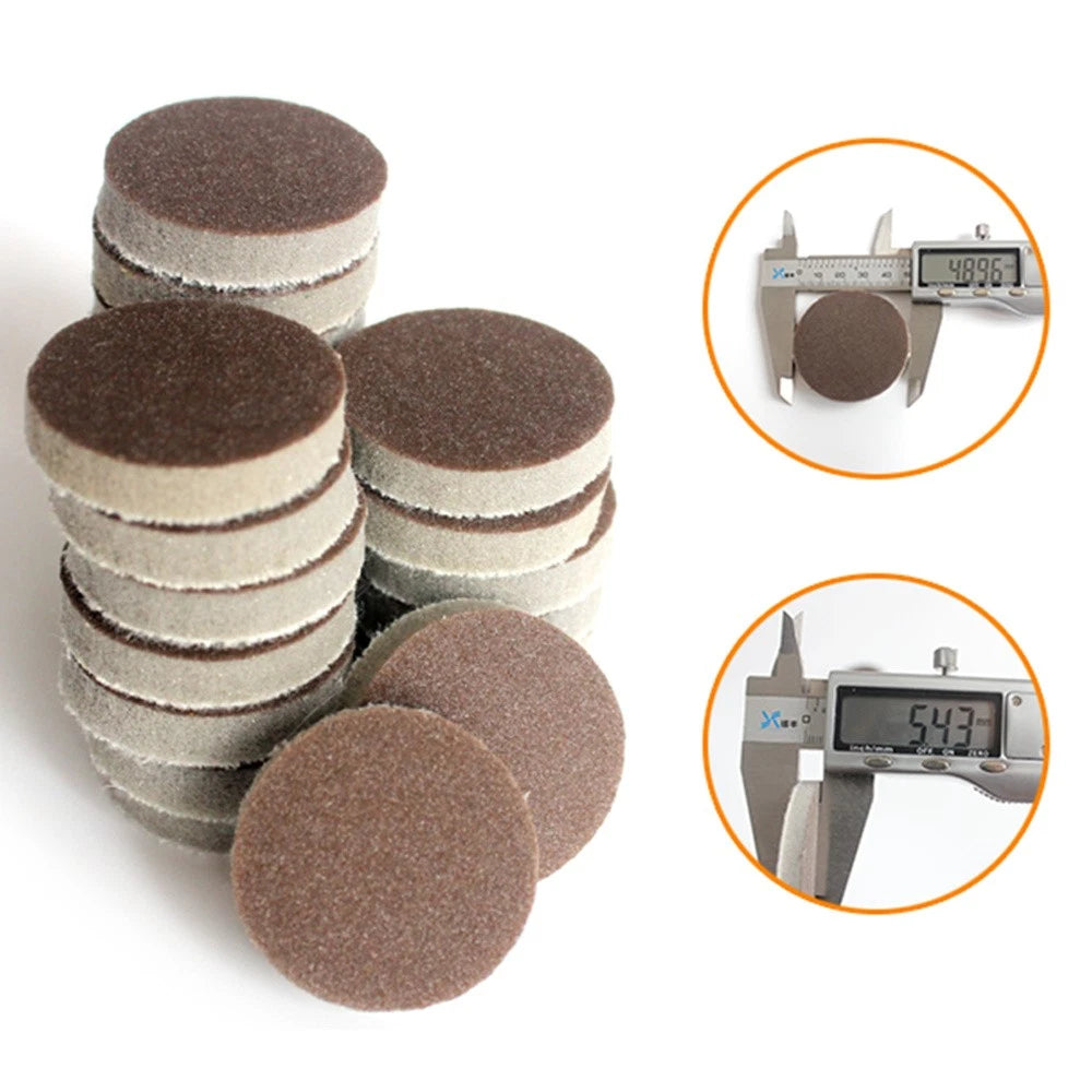 2 Inch(50mm)Hook & Loop Sponge Sandpaper Red Sanding Discs 300 Grit - 2000 Grit