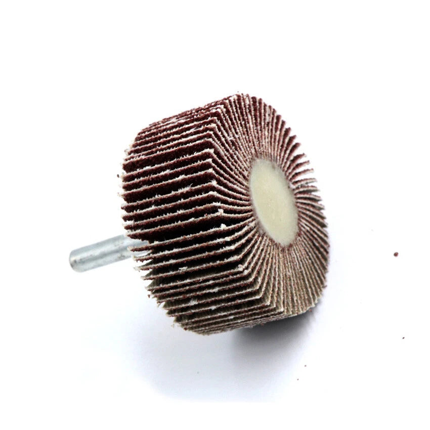 Sanding Flap Wheel 15mm-80mm | 80 Grit Abrasive Disc with 1/4" Shank for Drill & Grinder