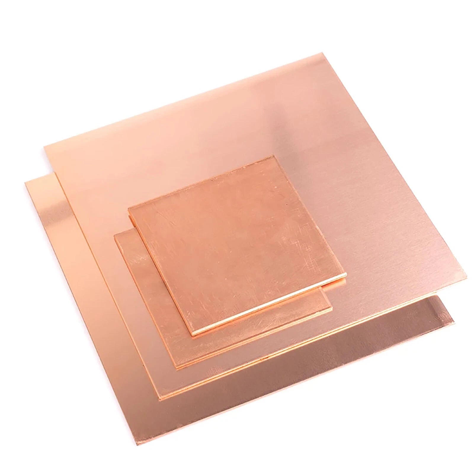 Copper Sheet T2 99.9% Pure Cu Metal Sheet Flat Stock Plate Thick 0.5mm-10mm