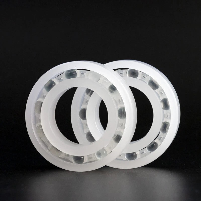 6200-6206 Glass Ball Bearing Plastic PP Bearings 10mm to 30mm ID 30mm to 62mm OD