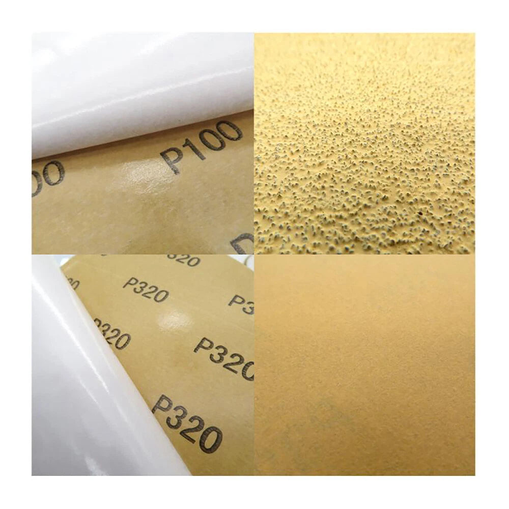 6" 150mm Yellow Self-Adhesive Sanding Discs for Orbital Sander | 40-800 Grit PSA Sandpaper
