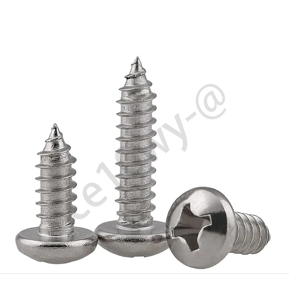 M5 M6 M8 Pan Head Self Tapping Screws – 304 Stainless Steel