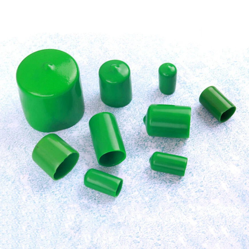 Rubber Thread Protector Caps – Φ1.5mm to Φ24mm, 7 Colors (Black, Green, Red, Blue & More)