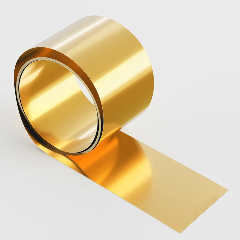 Brass Sheet Plate Brass Foil Strip Band Roll Metal Fine Plate 0.01-1mm Thickness
