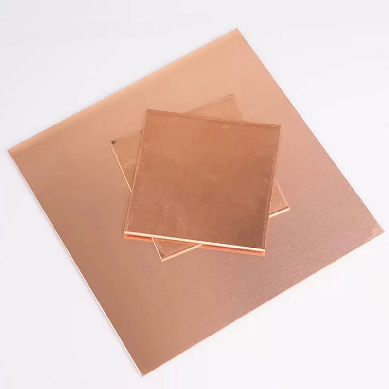 T2 Copper Plate Electrolytic Conductive Sheet/Strip CNC Cut Thick:0.5-5mm