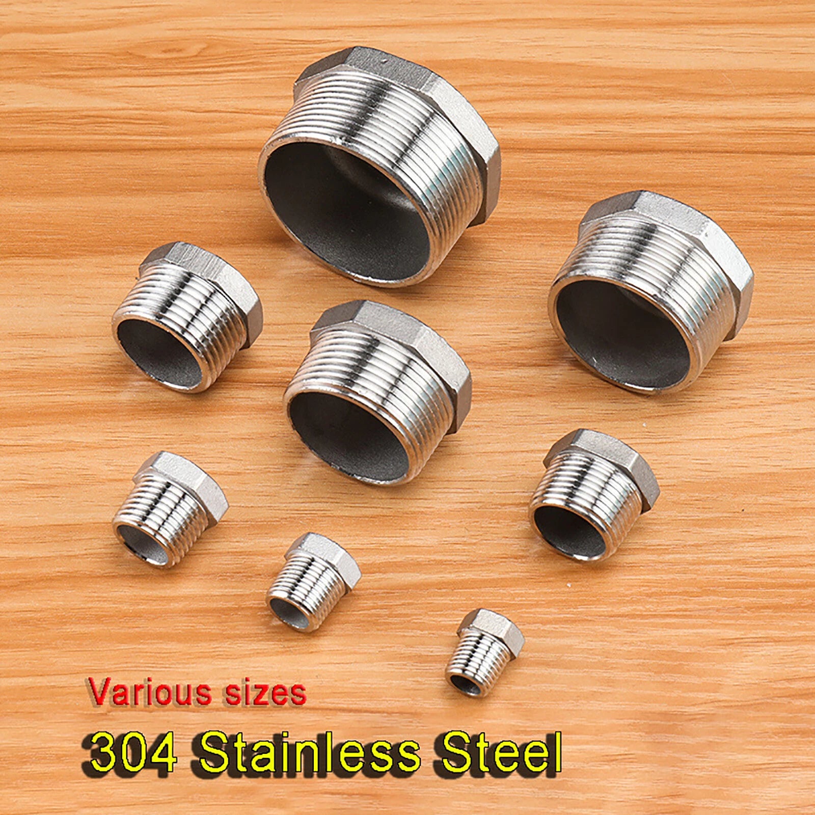 BSP Male Blanking Plug 304 Stainless Steel Pipe End Cap