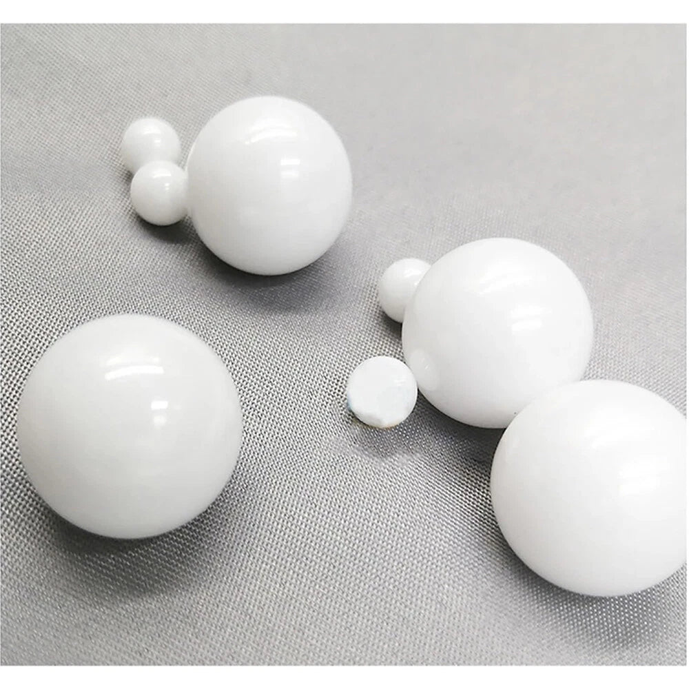 Grade 10 Zirconia (ZrO2) Ceramic Ball Bearings - 0.8mm to 25.4mm, Polished
