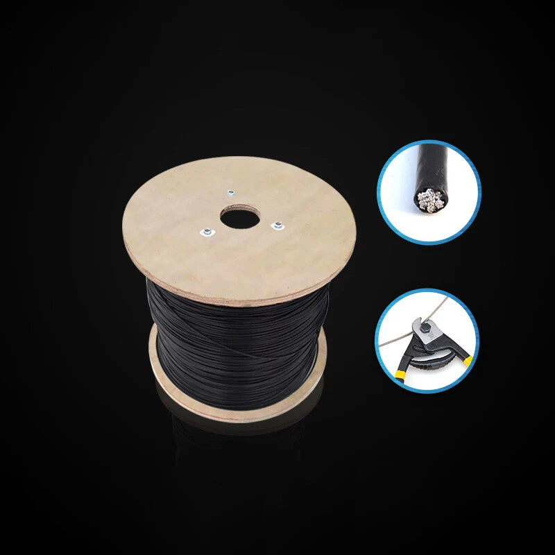 Stainless Steel Wire Rope Metal Cable Rigging PVC Plastic COATED 0.8,1,2,3,4,6mm