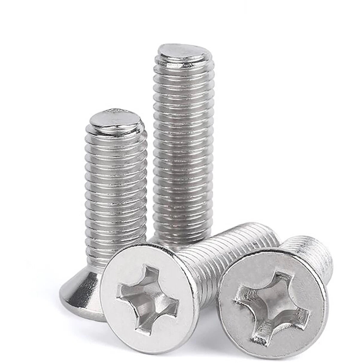 Phillips Flat Head Machine Screws UNC #2-56 to #10-24 – A2 304 Stainless Steel
