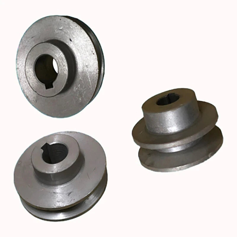 Iron Casting V-Groove Drive Pulley For B-Type V-Belt Pulleys OD 60mm - 220mm