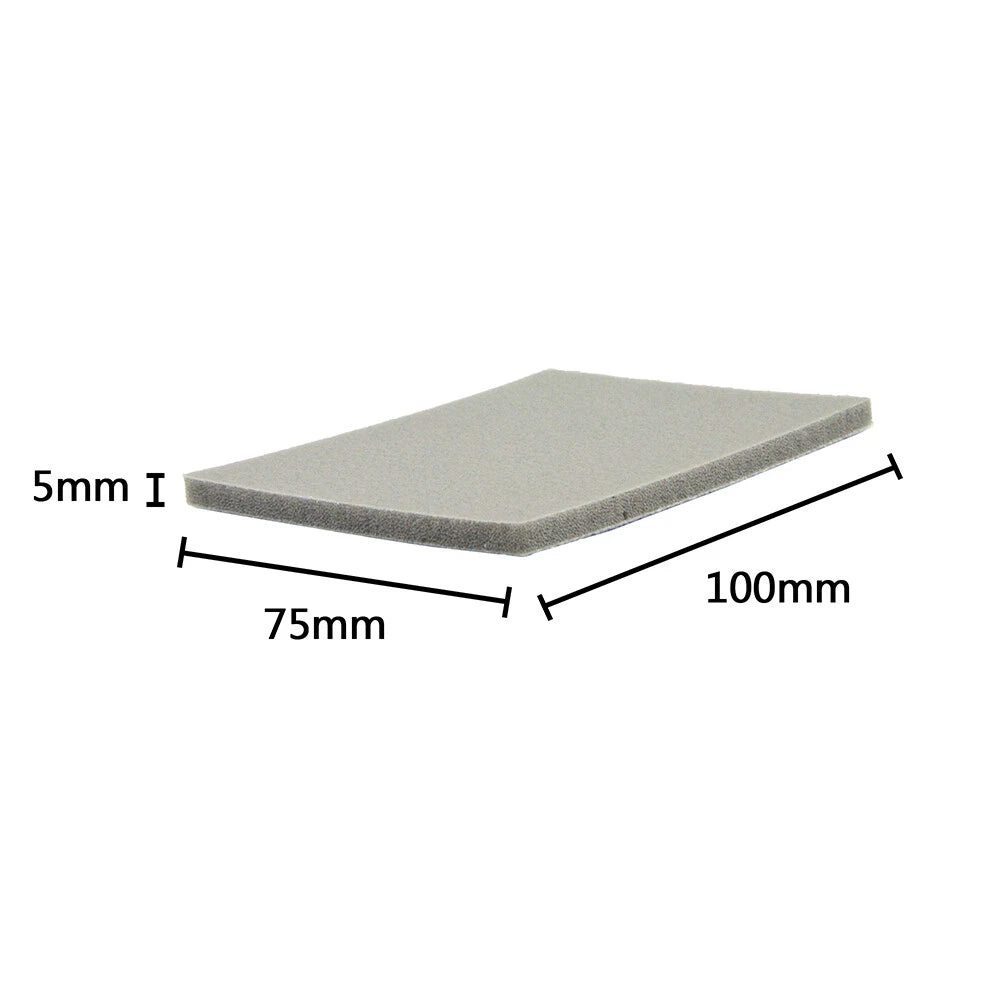 75x100mm Wet Dry Spong Sanding 300-3000 Grit Hook Loop Sandpaper Polishing Block