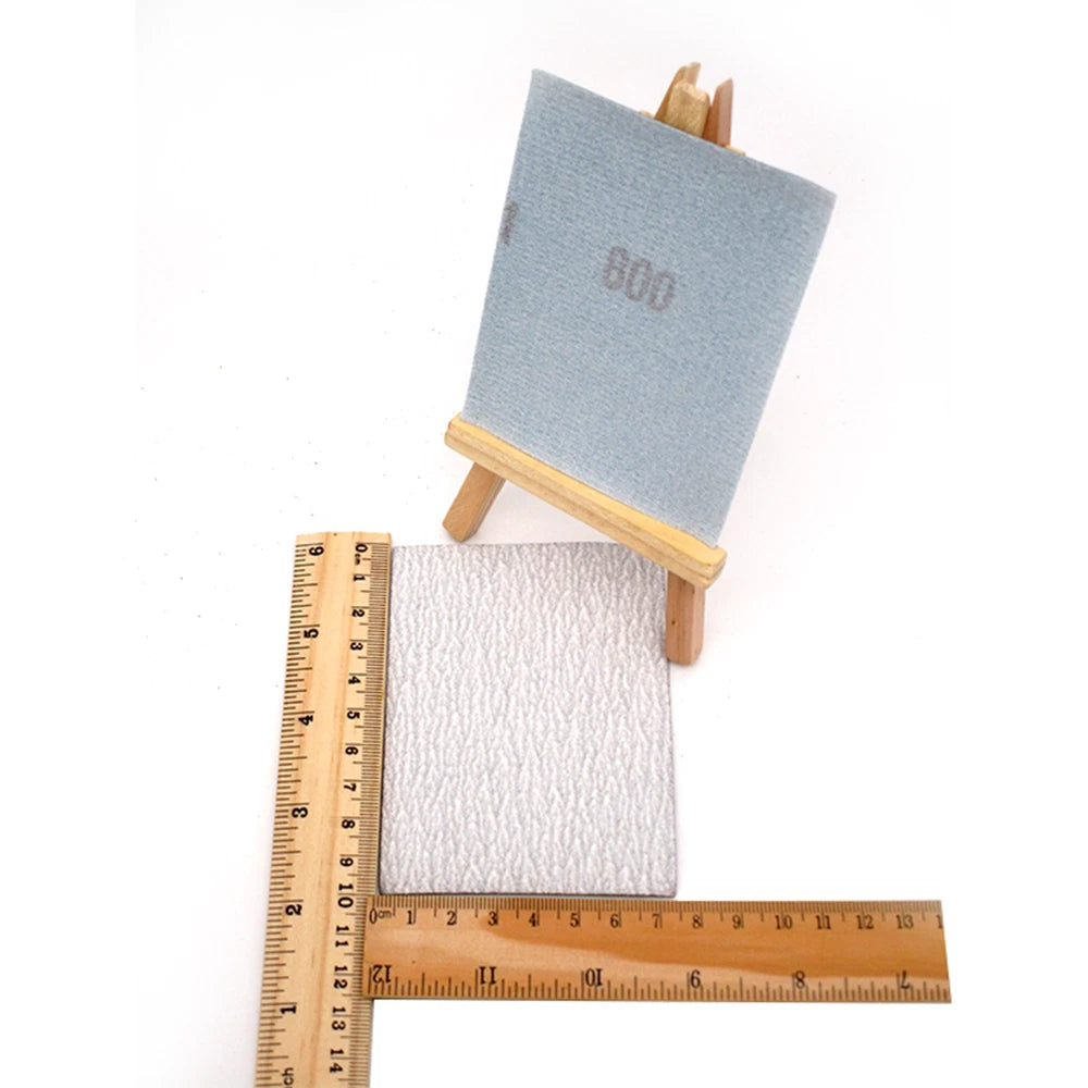 75x100 mm Dry White Abrasive Sanding Discs Sandpaper Hook Loop Grit 120# - 1000#