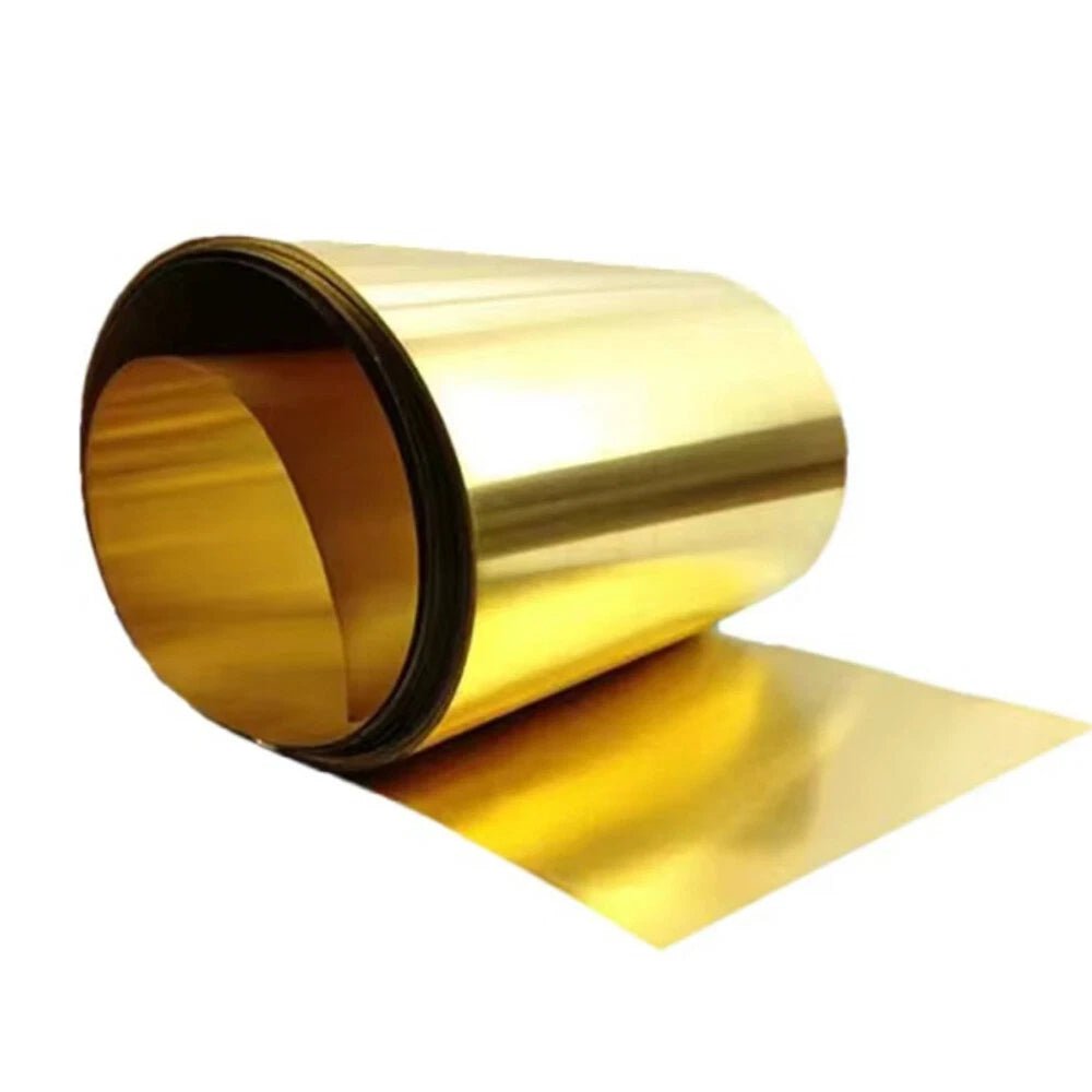 Brass Sheet Foil Plate Brass Strip Coil 0.1/0.2/0.3/0.4/0.5/0.6/0.8mm/1mm Thick - HomeDIYer