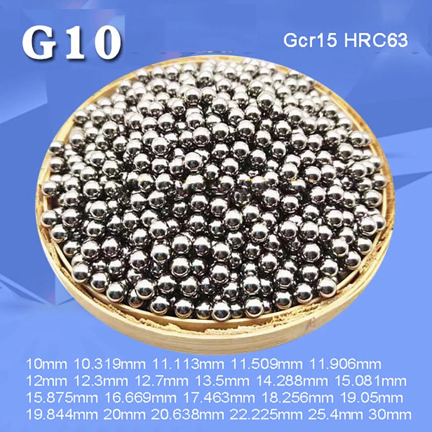Durable Bicycle Gcr15 Steel Ball Bearing G10 Replacement Bearings Dia: 10mm-30mm